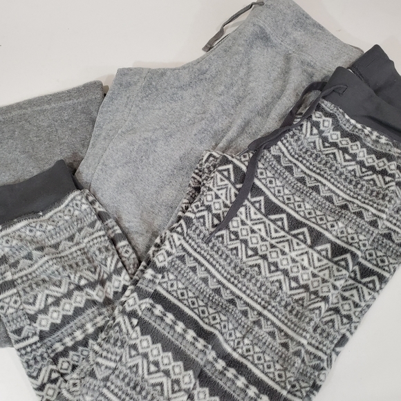2 Pairs Sleep Lounge Pants Size M Grey Aero & So - Picture 2 of 9